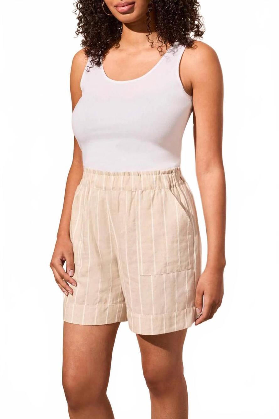 NEW TRIBAL women's pull-on shorts in safari